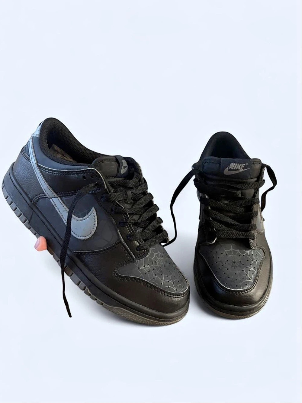 Nike Dunk Low Symbiote (GS) ) Black & Gray Sneakers size 6 youth